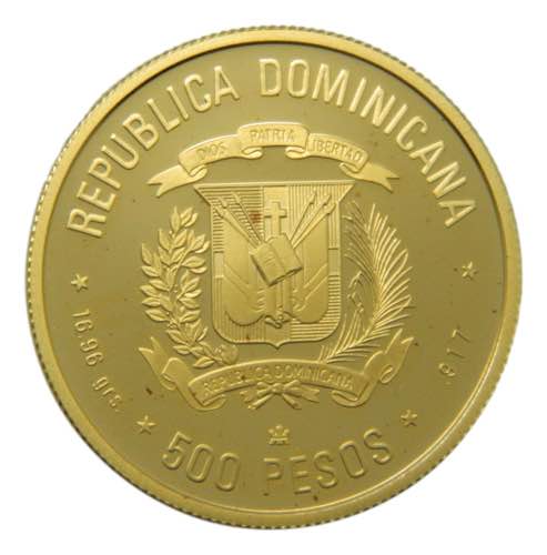 DOMINICANA REPUBLICA 1991. 500 ... 