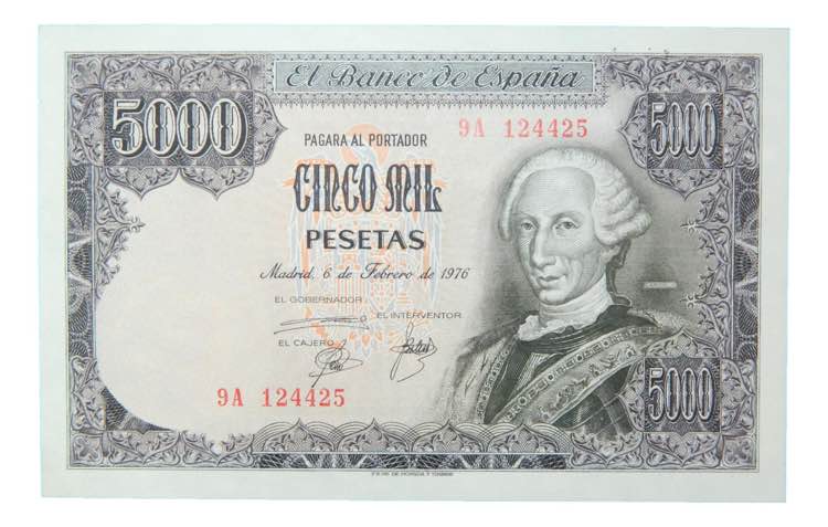Banco de ESPAÑA. 5000 pesetas ... 
