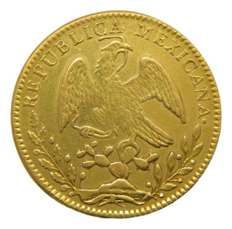 MEXICO. 8 escudos. 1861 Go PF ... 