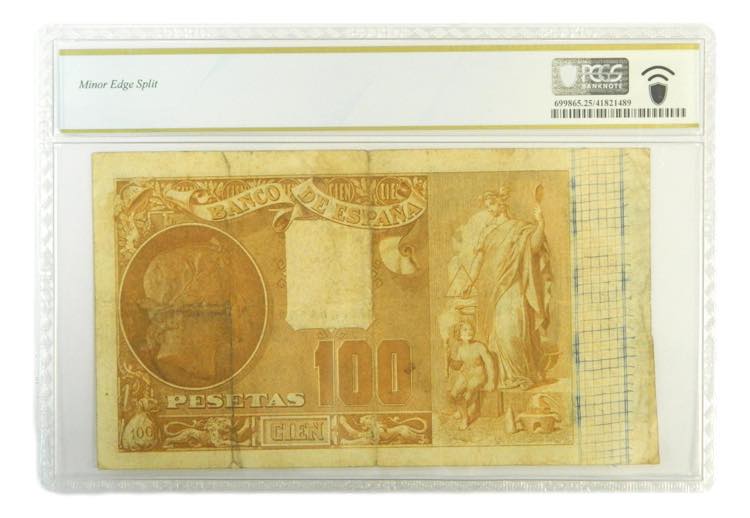 Billete de 100 pesetas 1898 ... 