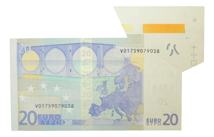 Billete de 20 euro. año 2002.  ... 