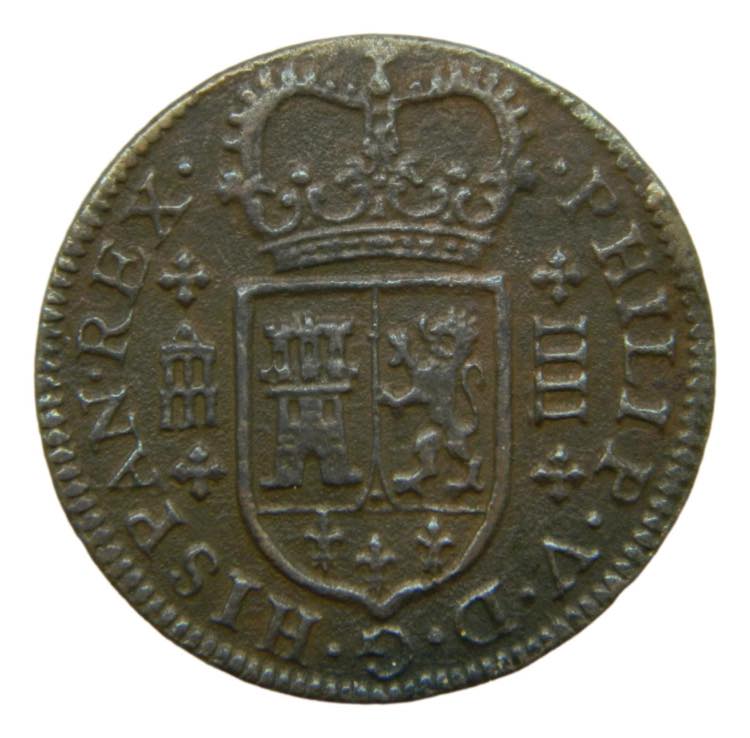 Felipe V (1700-1746). 4 maravedís ... 