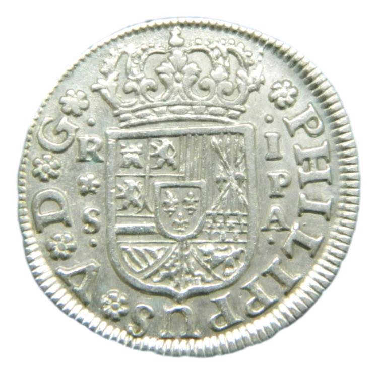 Felipe V (1700-1746). 1 real 1733 ... 