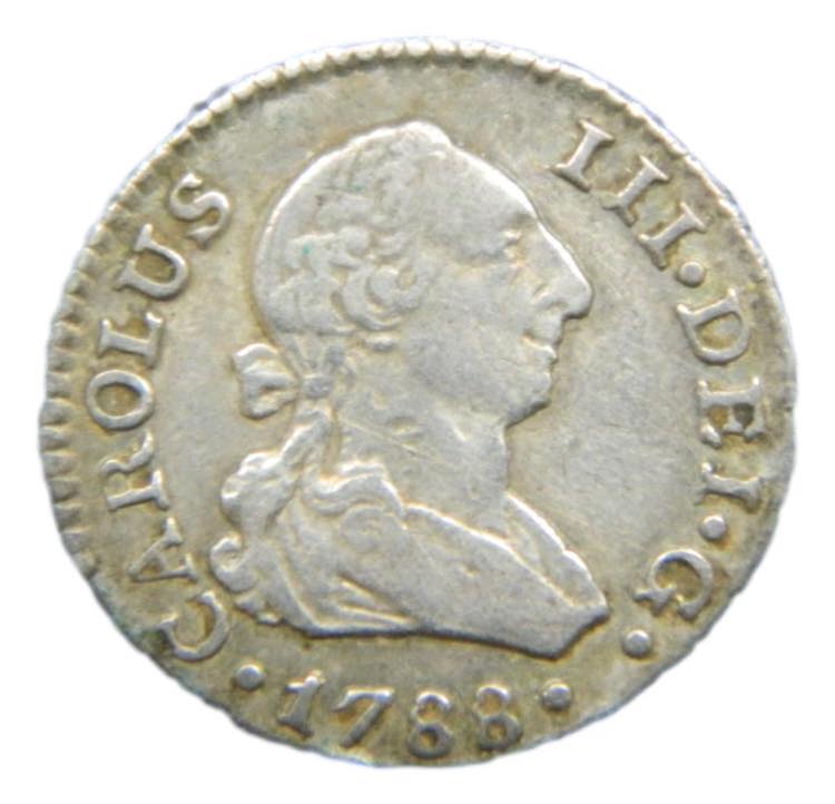 Carlos III (1759-1788). 1/2 real ... 