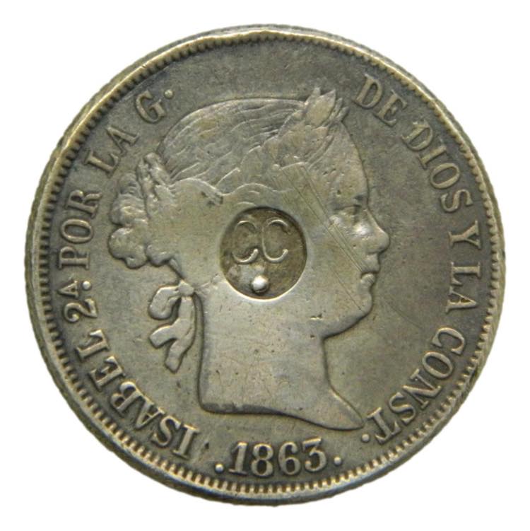 Isabel II (1833-1868). 4 reales ... 