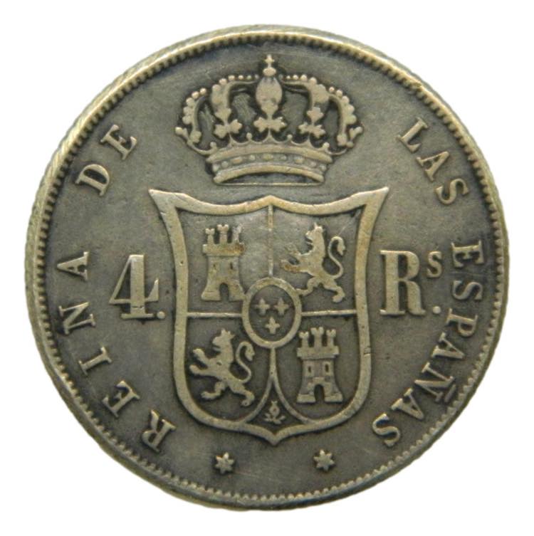 Isabel II (1833-1868). 4 reales ... 