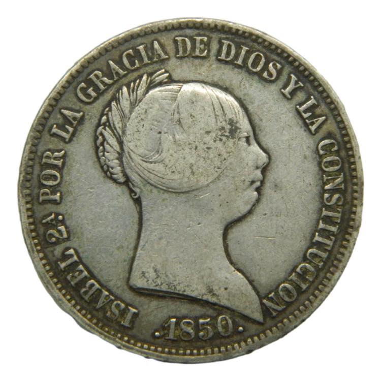 Isabel II (1833-1868). 20 reales ... 