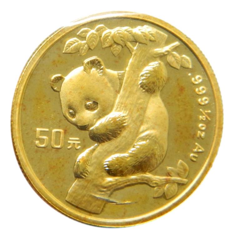 CHINA 1996. 50 Yuan. panda , bolsa ... 