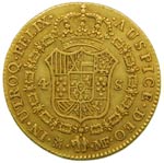 Carlos IV (1788-1808). 1792. MF. 4 escudos. ... 