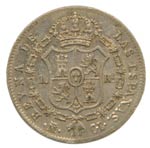 Isabel II (1833-1868). 1848. CL. 1 real. ... 