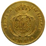 Isabel II (1833-1868). 1861. 20 reales. ... 
