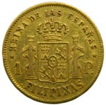 Isabel II (1833-1868). 1861. 1 peso. ... 