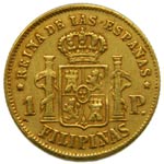 Isabel II (1833-1868). 1863. 1 peso. ... 