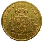 Isabel II (1833-1868). 1868. 1 peso. ... 