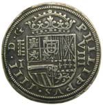 Felipe IV (1621-1665). 1651. I. 8 reales. ... 