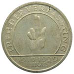 Alemania. 5 reichsmark. 1929. D. Weimar ... 