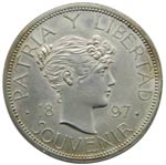 Cuba. 1 peso. 1897. ... 