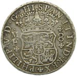 Felipe V (1700-1746). 1743. MF. 8 reales. ... 