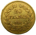 Francia. 20 francs. 1840. A. París. ... 