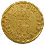 Felipe V (1700-1746). 1742. JA. 1/2 escudo. ... 