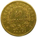 Francia. 40 francs. 1811. K. Bordeaux. ... 