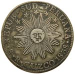 Perú. 8 reales. 1838. ... 