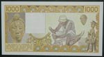Burkina faso. 1000 francs. 1985. (Pick 307C ... 