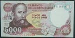 Colombia. 5000 pesos ... 
