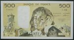 Francia. 500 francs. ... 
