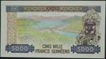 Guinea. 5000 francs. 1985. (Pick 33 a). 5000 ... 