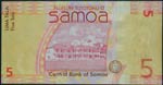 Samoa. 5 tala. ND (2008). (Pick 38 a). ... 