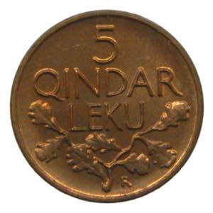 Albania. 1926 R. 5 quindar leku. (Km#1).