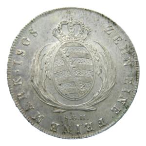 Alemania / German States. Sachsen, Friedrich ... 