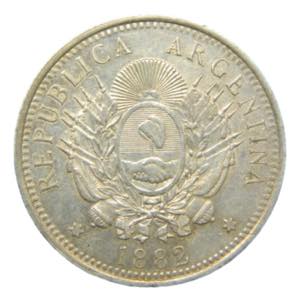 Argentina. 1882. 50 Centavos. (Km#28) AR.