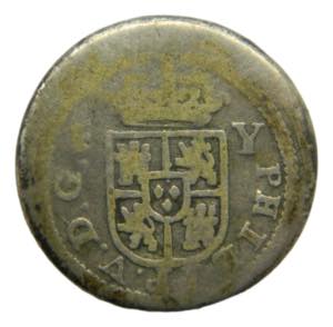 Felipe V (1700-1746) 1708  Y . Segovia. 1/2 ... 