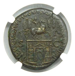 Claudio I (41-54 dC). Sestercio. a/ TI ... 