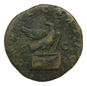 Divo Marco Aurelio. (180 dC). Sestercio. a/ ... 
