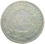 Bolivia. Boliviano. 1865 ... 