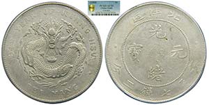 China. Chihli (Pei Yang).(Dollar), Year 34 ... 