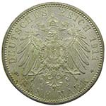 Alemania. Bavaria. Bayern.5 mark. 1911 D.  ... 