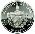 Cuba. 10 pesos. 2001. (km#763). Third ... 