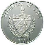 Cuba. 10 pesos. 2005. (km#814). 20 gr ag. ... 