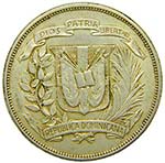 Republica Dominica. Peso. 1955. (km#23). 25 ... 