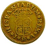 FELIPE V. (1700-1746). 1743. JA. 1/2 escudo. ... 