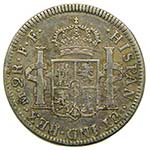 CARLOS III. 2 Reales. 1782 FF. México. ... 