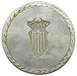 FERNANDO VII. 5 pesetas. 1809. Tarragona. ... 