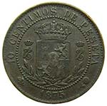 CARLOS VII (Pretendiente). 10 céntimos. ... 