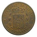 ALFONSO XII. 10 céntimos. 1878. OM. ... 