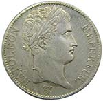 Francia. 5 francs 1808 A ... 
