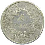Francia. 5 francs 1808 A Paris   Napoleon ... 
